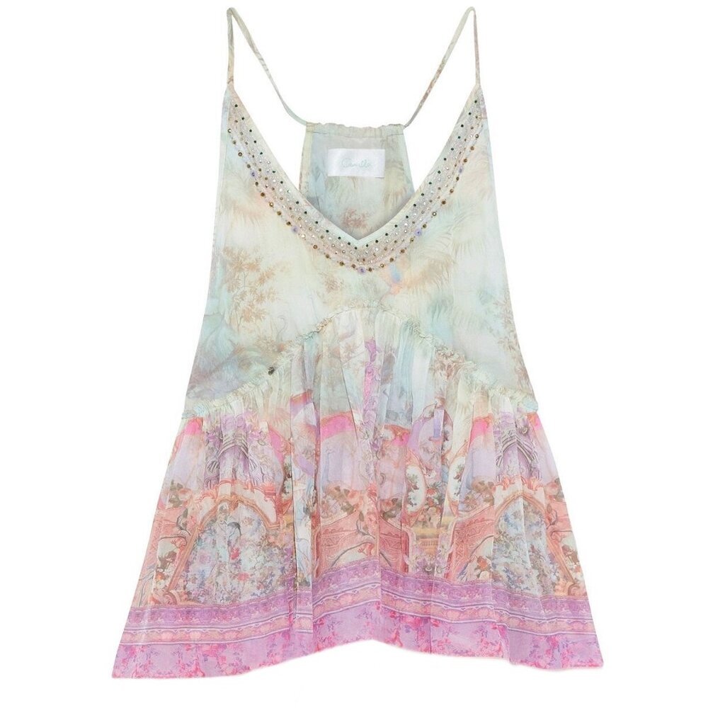Camilla Electron Libre Back Overlay Top Size Large